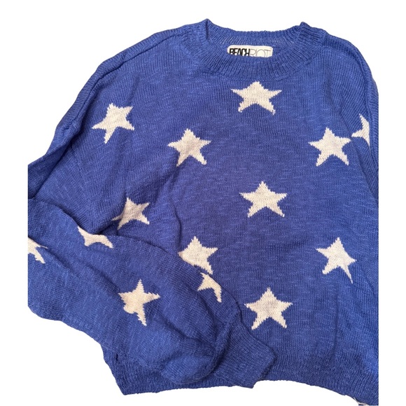 Beach Riot Sweaters - NWOT BEACH RIOT STAR SWEATER